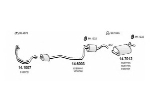 ASSO ART0984 išmetimo sistema 
 Išmetimo sistema -> Išmetimo sistema, visa