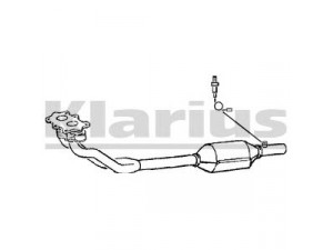 KLARIUS 322078 katalizatoriaus keitiklis 
 Išmetimo sistema -> Katalizatoriaus keitiklis
1J1253058HV, 1J1253058HX, 1J1253058HV