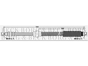 BORG & BECK BBH6265 stabdžių žarnelė 
 Stabdžių sistema -> Stabdžių žarnelės
480663, 480663, 4806.63