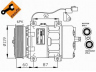 NRF 32210G kompresorius, oro kondicionierius 
 Oro kondicionavimas -> Kompresorius/dalys
7700116286, 7700872159, 30805511