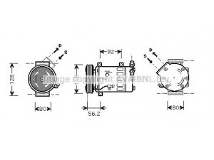AVA QUALITY COOLING CNK237 kompresorius, oro kondicionierius 
 Oro kondicionavimas -> Kompresorius/dalys
6453QE, 6453QF, 6453QG, 6453QH