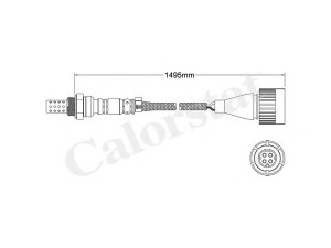 CALORSTAT by Vernet LS140481 lambda jutiklis 
 Išmetimo sistema -> Jutiklis/zondas
11781720537, 25172612