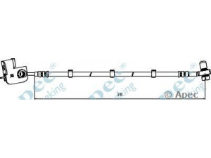 APEC braking HOS4010 stabdžių žarnelė 
 Stabdžių sistema -> Stabdžių žarnelės
XR838510, XR853862