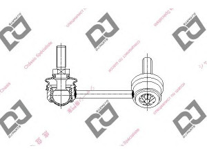 DJ PARTS DL1327 šarnyro stabilizatorius 
 Ašies montavimas/vairavimo mechanizmas/ratai -> Stabilizatorius/fiksatoriai -> Savaime išsilyginanti atrama
54618-2Y000, 546182Y000