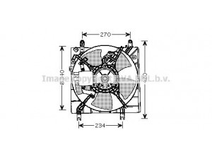 AVA QUALITY COOLING MT7509 ventiliatorius, radiatoriaus 
 Aušinimo sistema -> Oro aušinimas
MR958295