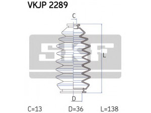 SKF VKJP 2289 gofruotoji membrana, vairavimas 
 Vairavimas -> Gofruotoji membrana/sandarinimai
48571-50F00, ZZS132125