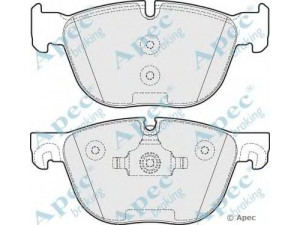 APEC braking PAD1614 stabdžių trinkelių rinkinys, diskinis stabdys 
 Techninės priežiūros dalys -> Papildomas remontas
34116778403, 34116779293, 34116852253