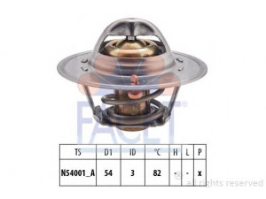 FACET 7.8233S termostatas, aušinimo skystis 
 Aušinimo sistema -> Termostatas/tarpiklis -> Thermostat
140 60 07 03 200, 60740578, 8-94336069-0