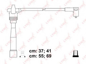 LYNXauto SPC4838 uždegimo laido komplektas 
 Kibirkšties / kaitinamasis uždegimas -> Uždegimo laidai/jungtys
46474814