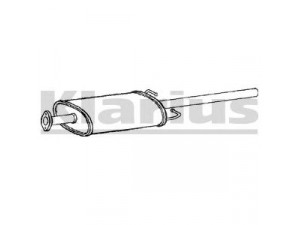 KLARIUS FE1042H vidurinis duslintuvas 
 Išmetimo sistema -> Duslintuvas
1379657