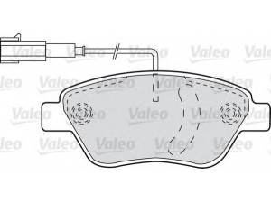 VALEO 598825 stabdžių trinkelių rinkinys, diskinis stabdys 
 Techninės priežiūros dalys -> Papildomas remontas
1605258, 1605353, 1605357, 1605359