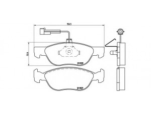 BREMBO P 23 071 stabdžių trinkelių rinkinys, diskinis stabdys 
 Techninės priežiūros dalys -> Papildomas remontas
9947776, 9950637, 71753043, 71770955