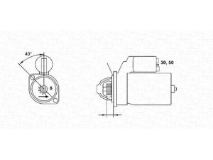 MAGNETI MARELLI 943241143010 starteris 
 Elektros įranga -> Starterio sistema -> Starteris
M002T23181, M002T27781, M002T37081