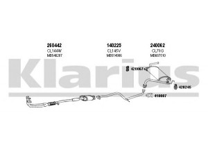 KLARIUS 210088E išmetimo sistema 
 Išmetimo sistema -> Išmetimo sistema, visa