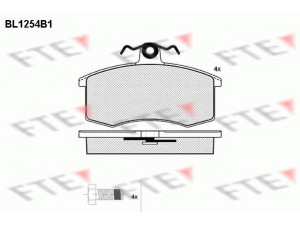 FTE BL1254B1 stabdžių trinkelių rinkinys, diskinis stabdys 
 Techninės priežiūros dalys -> Papildomas remontas
2108-350 1089, 2108-350 1090, 2108-350 1090