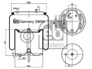 FEBI BILSTEIN 39859 dėklas, pneumatinė pakaba 
 Pakaba -> Pneumatinė pakaba
1 774 804, 1 903 608