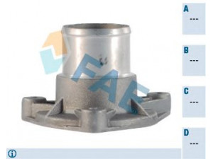 FAE 54329 aušinimo skysčio jungė 
 Aušinimo sistema -> Žarnelės/vamzdeliai/sujungimai -> Jungės
77 00 726 976