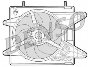 DENSO DER09001 ventiliatorius, radiatoriaus 
 Aušinimo sistema -> Oro aušinimas
46550400