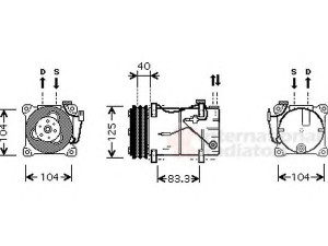 VAN WEZEL 5900K119 kompresorius, oro kondicionierius 
 Oro kondicionavimas -> Kompresorius/dalys
9171050, 9447841