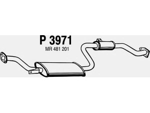 FENNO P3971 vidurinis duslintuvas 
 Išmetimo sistema -> Duslintuvas
MR481201