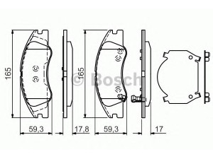 BOSCH 0 986 494 577 stabdžių trinkelių rinkinys, diskinis stabdys 
 Techninės priežiūros dalys -> Papildomas remontas
2FA2058101, 2FA2058101, 2FA2058101