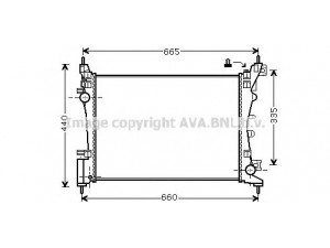 AVA QUALITY COOLING FTA2318 radiatorius, variklio aušinimas 
 Aušinimo sistema -> Radiatorius/alyvos aušintuvas -> Radiatorius/dalys
51864284, 55700447