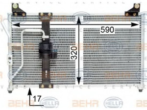 HELLA 8FC 351 310-781 kondensatorius, oro kondicionierius 
 Oro kondicionavimas -> Kondensatorius
0K9B2-61480