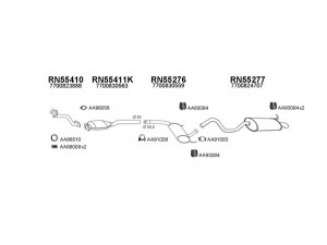 VENEPORTE 550132 išmetimo sistema 
 Išmetimo sistema -> Išmetimo sistema, visa