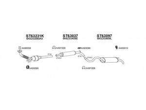 VENEPORTE 630038 išmetimo sistema 
 Išmetimo sistema -> Išmetimo sistema, visa