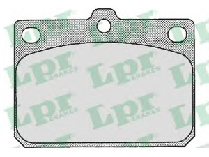 LPR 05P164 stabdžių trinkelių rinkinys, diskinis stabdys 
 Techninės priežiūros dalys -> Papildomas remontas
086633625, 087049280, 0446512360