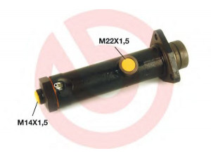 BREMBO M 50 040 pagrindinis cilindras, stabdžiai 
 Stabdžių sistema -> Pagrindinis stabdžių cilindras
04457816, 4457816, 8282192000, 8282192100