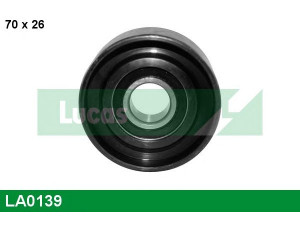 LUCAS ENGINE DRIVE LA0139 įtempiklio skriemulys, V formos rumbuotas diržas 
 Diržinė pavara -> V formos rumbuotas diržas/komplektas -> Įtempiklio skriemulys
60570850