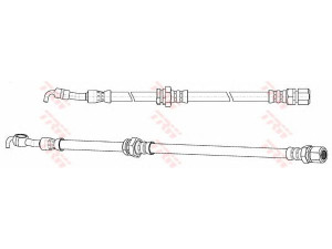 TRW PHD948 stabdžių žarnelė 
 Stabdžių sistema -> Stabdžių žarnelės
96404803, 96549725, 96404803, 96549725