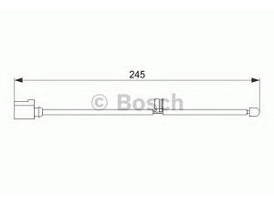 BOSCH 1 987 474 563 įspėjimo kontaktas, stabdžių trinkelių susidėvėjimas 
 Stabdžių sistema -> Susidėvėjimo indikatorius, stabdžių trinkelės
7L5 907 637 B, 955 612 365 70, 7L5 907 637 B
