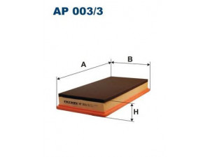 FILTRON AP003/3 oro filtras 
 Techninės priežiūros dalys -> Techninės priežiūros intervalai
53004383, 8953004383, K53004383