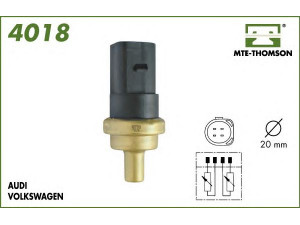 MTE-THOMSON 4018 siuntimo blokas, aušinimo skysčio temperatūra
078919501C