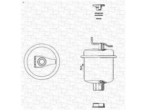 MAGNETI MARELLI 213908720000 kuro filtras 
 Techninės priežiūros dalys -> Papildomas remontas
16010-SDC-E01, 16010-ST5-931, 16010-ST5-932