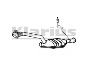 KLARIUS 322065 katalizatoriaus keitiklis 
 Išmetimo sistema -> Katalizatoriaus keitiklis
7700432799