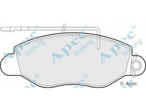 APEC braking PAD1300 stabdžių trinkelių rinkinys, diskinis stabdys
410609X225, 410609X226, 410609X525