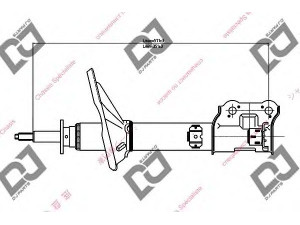 DJ PARTS DS1271GS amortizatorius 
 Pakaba -> Amortizatorius
5535025000, 5535025050, 5535025051