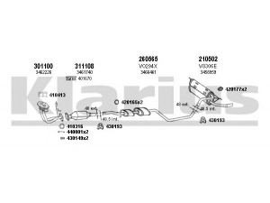 KLARIUS 960224E išmetimo sistema 
 Išmetimo sistema -> Išmetimo sistema, visa