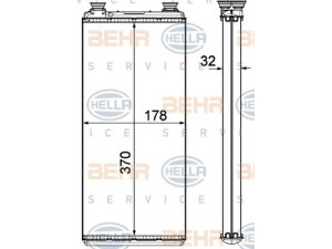 HELLA 8FH 351 000-381 šilumokaitis, salono šildymas 
 Šildymas / vėdinimas -> Šilumokaitis
81.61901-6191