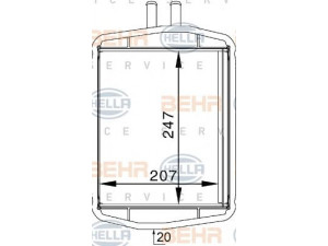 HELLA 8FH 351 313-241 šilumokaitis, salono šildymas 
 Šildymas / vėdinimas -> Šilumokaitis
1 011 670, 1 113 626, 1 206 843