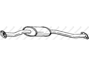 BOSAL 171-689 vidurinis duslintuvas 
 Išmetimo sistema -> Duslintuvas
FEC8-40-400A, FEC8-40-400A9S