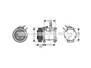 AVA QUALITY COOLING CRK108 kompresorius, oro kondicionierius 
 Oro kondicionavimas -> Kompresorius/dalys
5005410AC, 5005410AD, 5005498AC