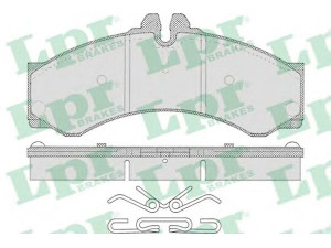 LPR 05P633 stabdžių trinkelių rinkinys, diskinis stabdys 
 Techninės priežiūros dalys -> Papildomas remontas
002244120, 002244220, 0024204120