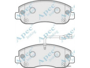 APEC braking PAD1797 stabdžių trinkelių rinkinys, diskinis stabdys 
 Techninės priežiūros dalys -> Papildomas remontas
4419950, 410604386R, 93167551, 93167551