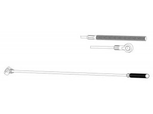 CEF DM02160 trosas, stovėjimo stabdys 
 Stabdžių sistema -> Valdymo svirtys/trosai
6014201685