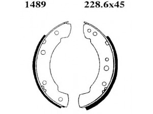 BSF 01489 stabdžių trinkelių komplektas 
 Techninės priežiūros dalys -> Papildomas remontas
1481386, 1485611, 1527723, 1548324