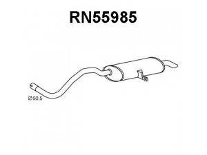 VENEPORTE RN55985 galinis duslintuvas 
 Išmetimo sistema -> Duslintuvas
200101727R